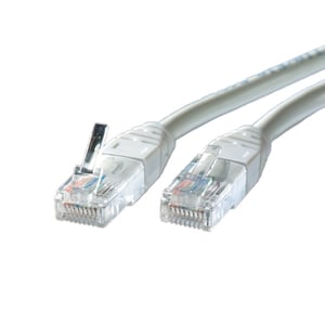 ROLINE 21.15.0501 Network Cable, Gray, 1 m, Cat5e U/UTP (UTP)