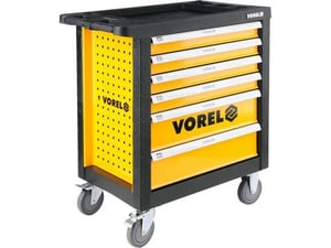 VOREL 58540 verktygsvagn Rostfritt stål