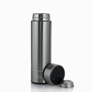 Extralink Kubek termiczny Smart Travel Mug Srebrny Termos z wyświetlaczem LED