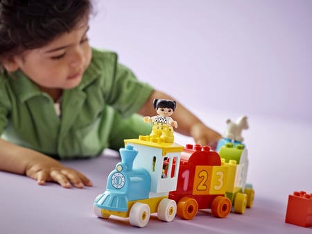 LEGO DUPLO Pociąg z cyferkami — nauka liczenia