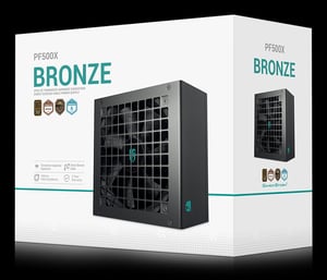 DeepCool PF500X moduł zasilaczy 500 W 20+4 pin ATX ATX Czarny