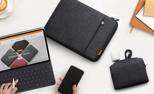 Inateck LB01006 35,6 cm (14") Etui kieszeniowe Czarny, Szary