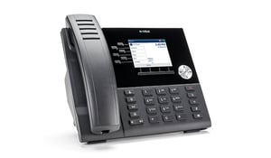 Mitel MiVoice 6920 VoIP-telefon, svart LCD-skärm