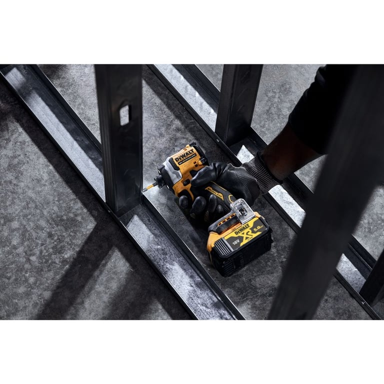 DeWALT DCF850N-XJ wkrętak zasilany/zakrętark udarowy 3250 RPM Czarny, Żółty