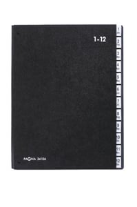 Pagna 24441-04 bokavdelare Svart A4