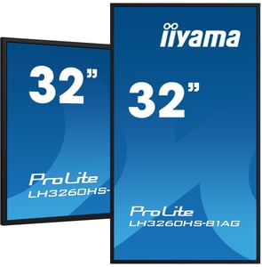 iiyama LH3260HS-B1AG signage display Cyfrowa tablica A 80 cm (31.5") LED Wi-Fi 500 cd/m² Full HD Czarny Procesor wbudowany Android 11 24/7