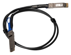 Mikrotik DDQ+DA0001 InfiniBand-/Glasfaserkabel 1 m QSFP-DD DAC Schwarz