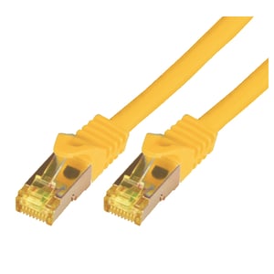 M-Cab 20m Cat7 Network Cable, Yellow, S/FTP (S-STP)