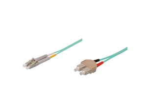 Alcasa 10m SC/LC InfiniBand / Fiber Optic Cable, Blue
