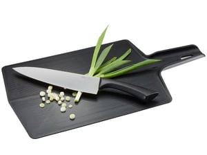 GEFU LAVOS Rectangular Black Polypropylene Cutting Board