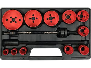 Yato YT-3381 Drill Bits for Drilling Holes, 11-Piece Set
