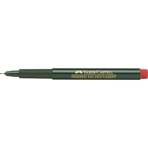 Faber-Castell 151121 finpenna, röd, 1 st.