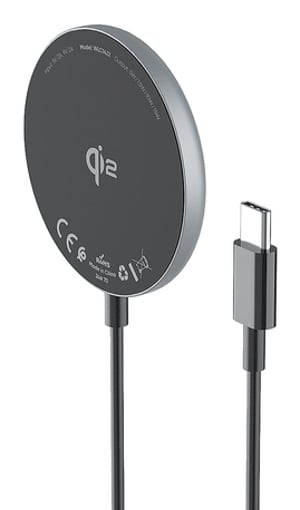 Wozinsky 5907769367533 ładowarka do urządzeń przenośnych Uniwersalne Czarny USB Bezprzewodowe ładowanie Wewnętrzna