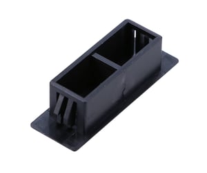 Extralink Blind Plate for Fiber Optic Patch Panels, Black, SC Duplex