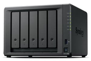 Synology DiskStation DS1525+ serwer danych NAS Ryzen Embedded V1500B 8 GB DDR4 0 TB Svart