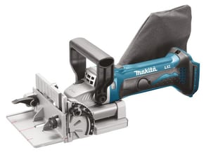 Makita DPJ180Z Handhobel, schwarz, Edelstahl, 6500 U/min, 18 W