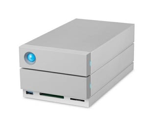 LaCie 2big Dock Thunderbolt 3 hårddiskarray 28 TB Desktop Grå