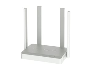 Keenetic Speedster (KN-3010) Gigabit-Ethernet-Dualband-WLAN-Router (2,4 GHz/5 GHz) Grau, Weiß