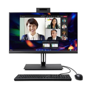 Acer Veriton VZ4714GT Intel® Core™ i5 i5-13400 60.5 cm (23.8") 1920 x 1080 px Touchscreen All-in-One PC 8 GB DDR4-SDRAM 512 GB SSD Windows 11 Pro Wi-Fi 6 (802.11ax) Black