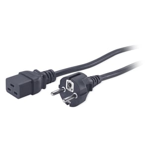 APC AP9875 Netzkabel, schwarz, 2,5 m, C19-Stecker, CEE7/7-Anschluss