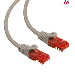 Maclean MCTV-301 S Network Cable, Gray, 1 m, Cat6 U/UTP (UTP)