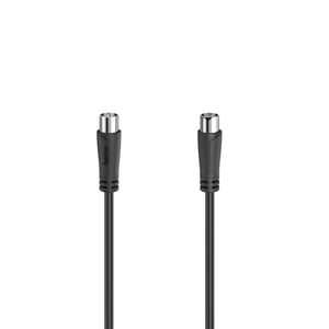 Hama 00205052 1.5 m Coaxial Cable Coaxial Adapter Black