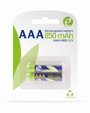 Gembird EG-BA-AAA8R-01 Batterie für den Hausgebrauch Wiederaufladbare AAA-Batterie Nickel-Metallhydrid (NiMH)