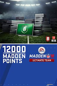 Microsoft 12 000 Madden NFL 18 Ultimate Team-poäng, Xbox One