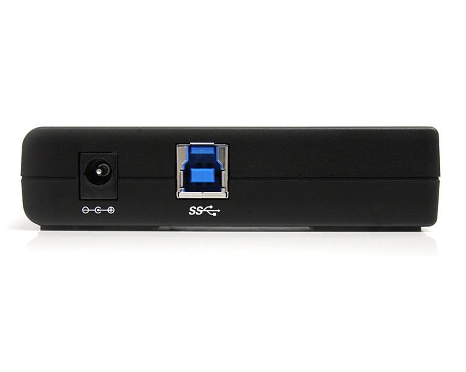 StarTech ST4300USB3EU huby i koncentratory 5000 Mbit/s Czarny