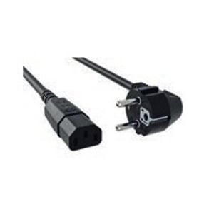 Bachmann 356.172 Power Cable, Black, 0.5 m, C13 Panel