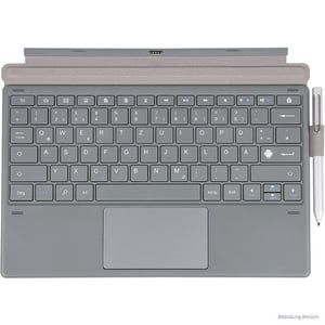 TERRA A123 TASTATUR/DE etui na tablet Okładka przednia Szary