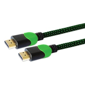 Savio GCL-03 HDMI Cable, 1.8 m, HDMI Type A (Standard), Black, Green