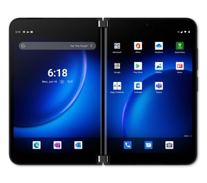 Microsoft Surface Duo 2 Demo 14,7 cm (5,8") Dual SIM Android 11 5G USB Type-C 8 GB 128 GB 4449 mAh Svart
