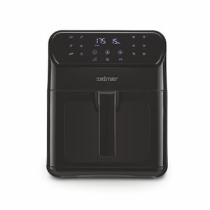 Zelmer ZAF6500 Single-Basket 6.5 L 1500 W Hot Air Fryer, Black