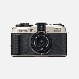 Pentax 17 Compact 35 mm Film Camera Black, Silver