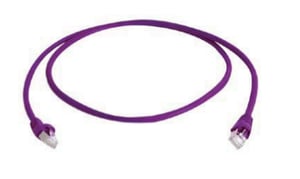 Telegärtner CAT6a, 5m kabel sieciowy Liliowy S/FTP (S-STP)