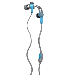 ZAGG Summit Wired In-Ear Sports Headset, Blue, Gray