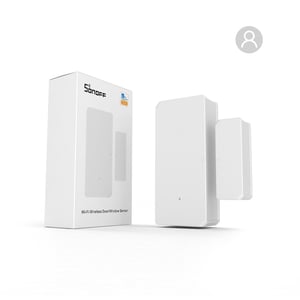Sonoff DW2 – Wi-Fi-sensor för dörr- och fönsteröppning Trådlös Fönster/dörr Vit