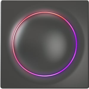 Fibaro FGWDSEU-221-8 Smart Electrical Switch, Black