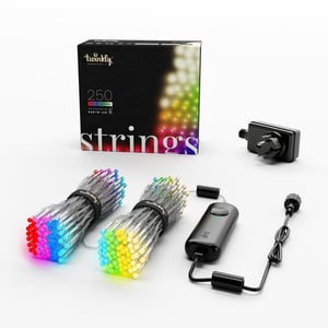 Twinkly Strings (flerfärgat + vitt) Smart belysning i slingor med Wi-Fi/Bluetooth