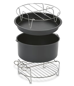 Tefal Easy Fry XXL XA113010 Air Fryer Accessory Accessory Set Black, Chrome
