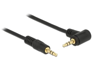 DeLOCK 5m 3.5mm M/M kabel audio Czarny