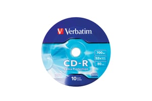 Verbatim CD-R 52X 700MB 10-Pack OPS Wrap EP, 10 pieces