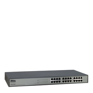 Inter-Tech ST3124 Nie zarządzany L2 Fast Ethernet (10/100) 1U Czarny