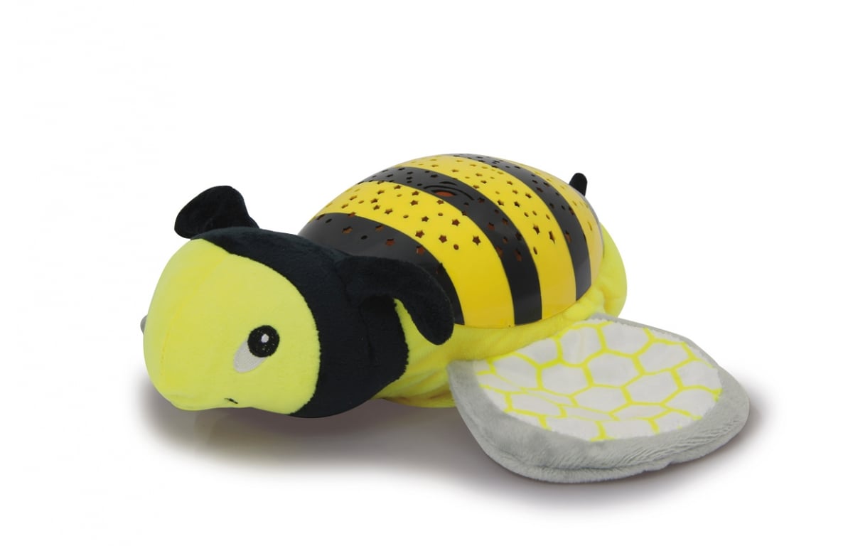 Jamara Dreamy Bee nocna lampka dziecięca Wolnostojący Czarny, Żółty LED