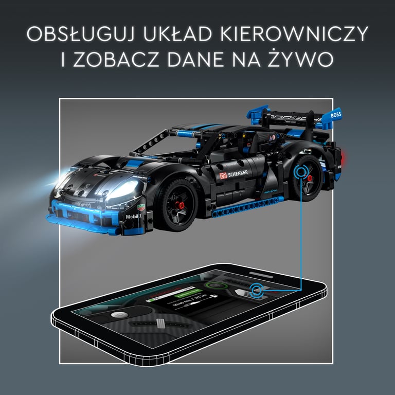 LEGO Technic Samochód wyścigowy Porsche GT4 e-Performance