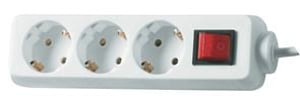 REV 512351555 Überspannungsschutz Weiß 3 x Netzsteckdose 250 V 1,4 m