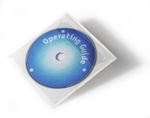 Durable POCKETFIX 1-Disk Case, Transparent
