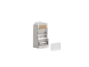 Lanberg PLS-6000 wtyczka RJ-45 Stal nierdzewna, Przezroczysty