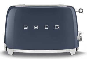 Smeg TSF01NBEU 6-slice toaster, 950 W, Blue, Chrome